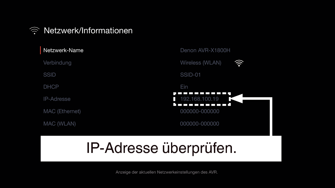 GUI NetworkInfo X18E3